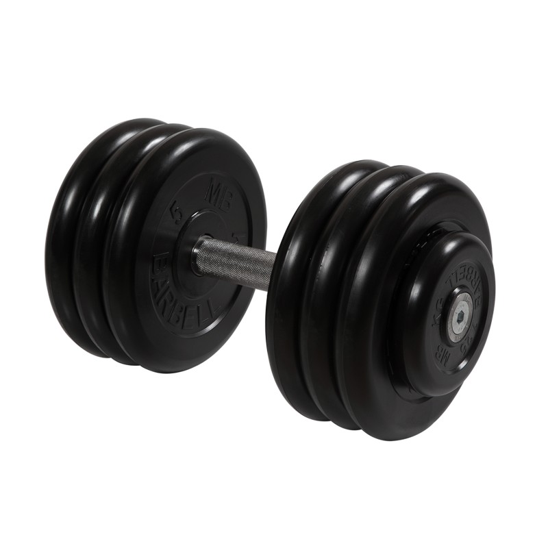 Гантель Профи с вращающейся ручкой, 33,5 кг MB Barbell MB-FdbM-B33,5 800_800