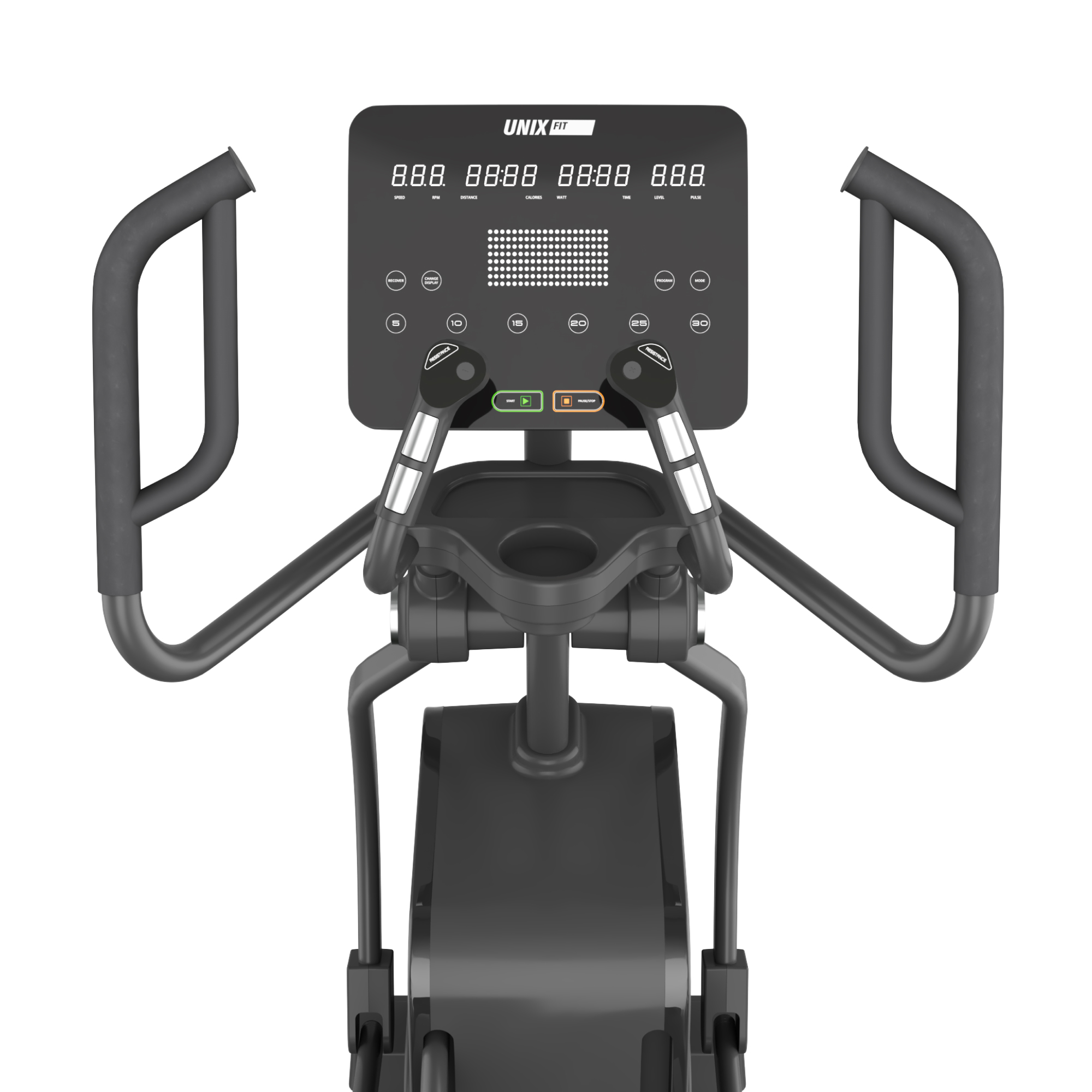 Эллиптический тренажер UnixFit E-1600 Generate PRO (LED) 2000_2000