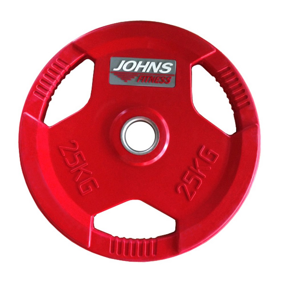 Диск обрезиненный 25кг Johns 91010 -25С красный 1000_1000