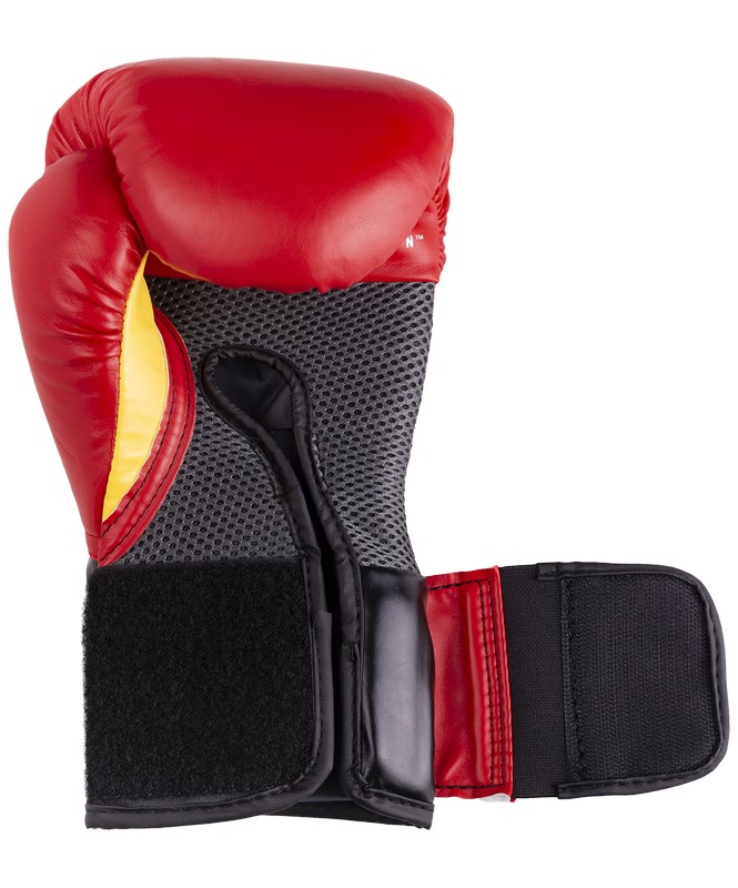 Перчатки боксерские Everlast Elite ProStyle P00001200, 16oz, к/з, красный 665_800