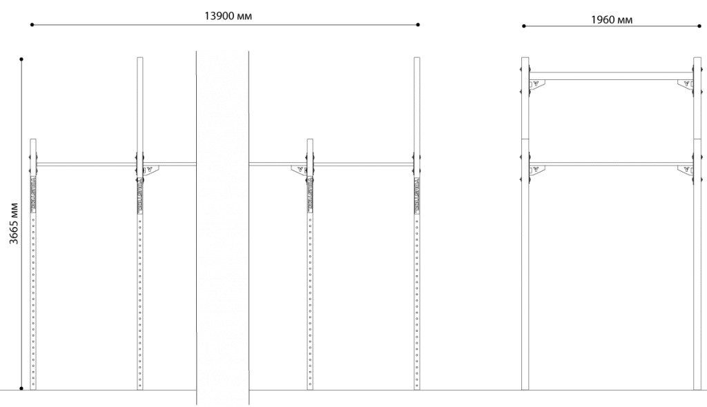 Функциональная рама YouSteel ФР-12700-1800-1 1024_590