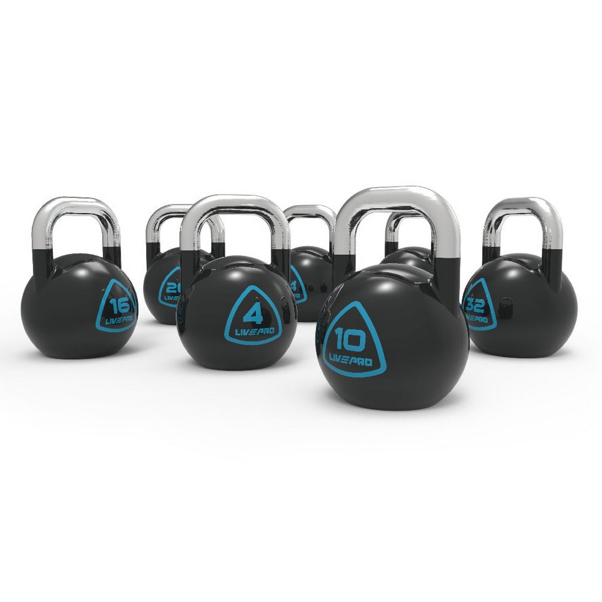 Соревновательная гиря 4 кг Live Pro Steel Competition Kettlebell LP8042-4 2000_2000