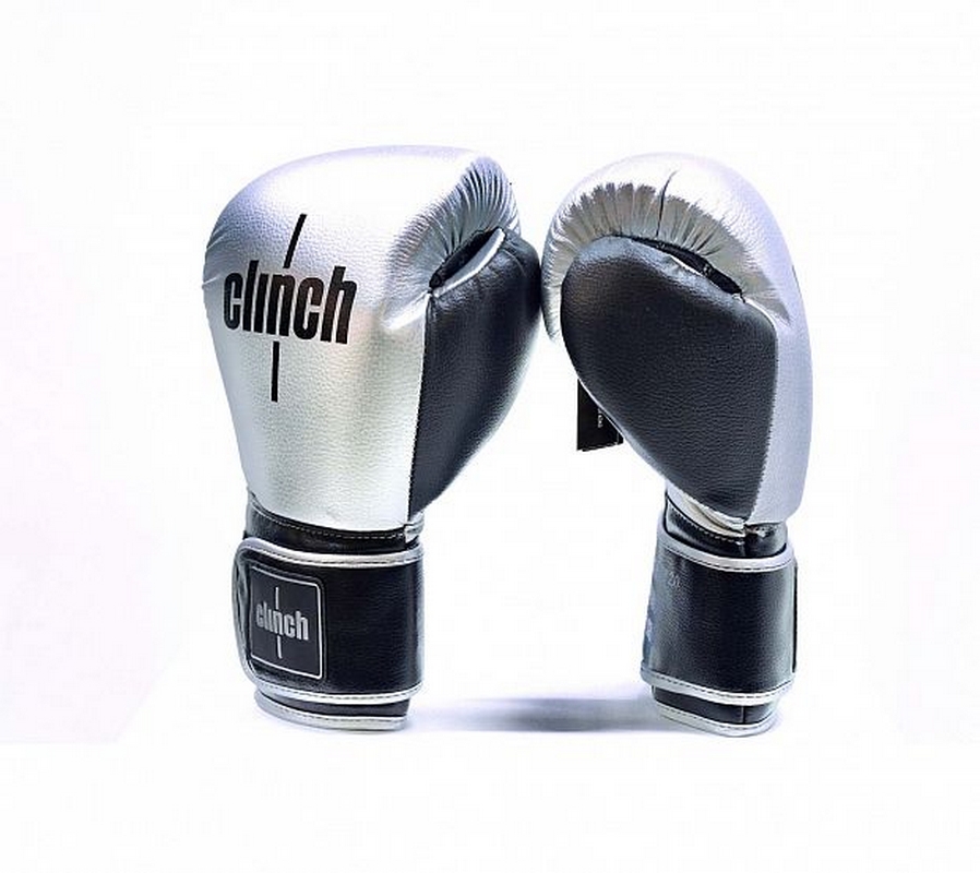 Перчатки боксерские Clinch Punch 2.0 C141 серебристо-черный 898_800